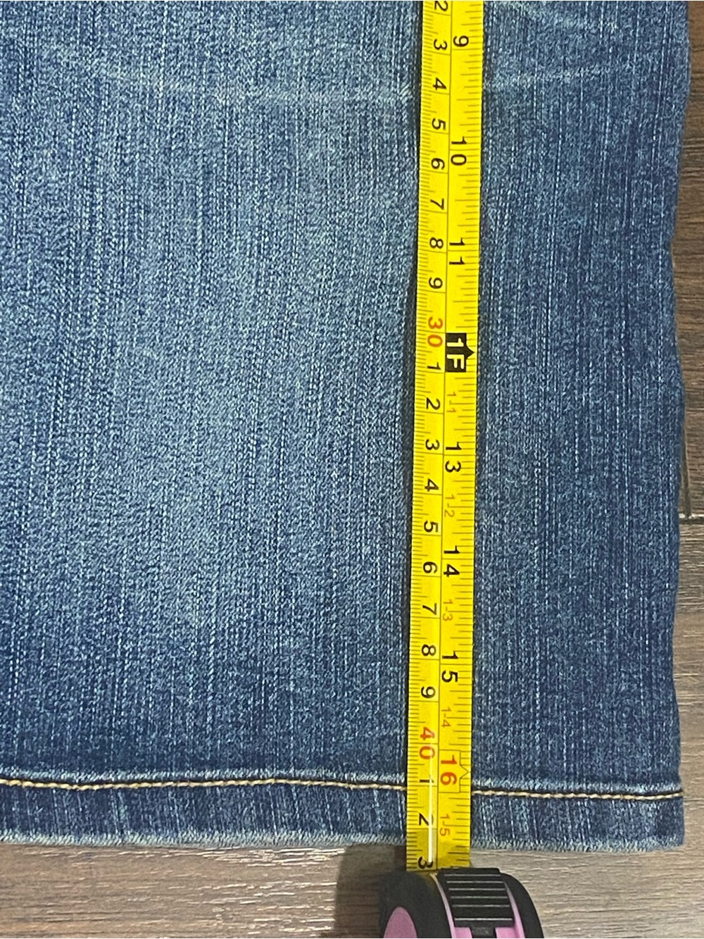 New York & Company Blue Denim Mini Skirt - Picture 2 of 6